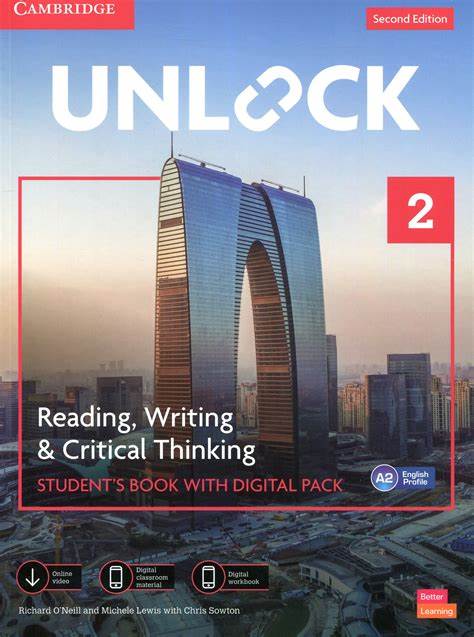 Unlock 2E Level 2 Reading and Writing Skills Student's Book and Online Workbook, with Dig.